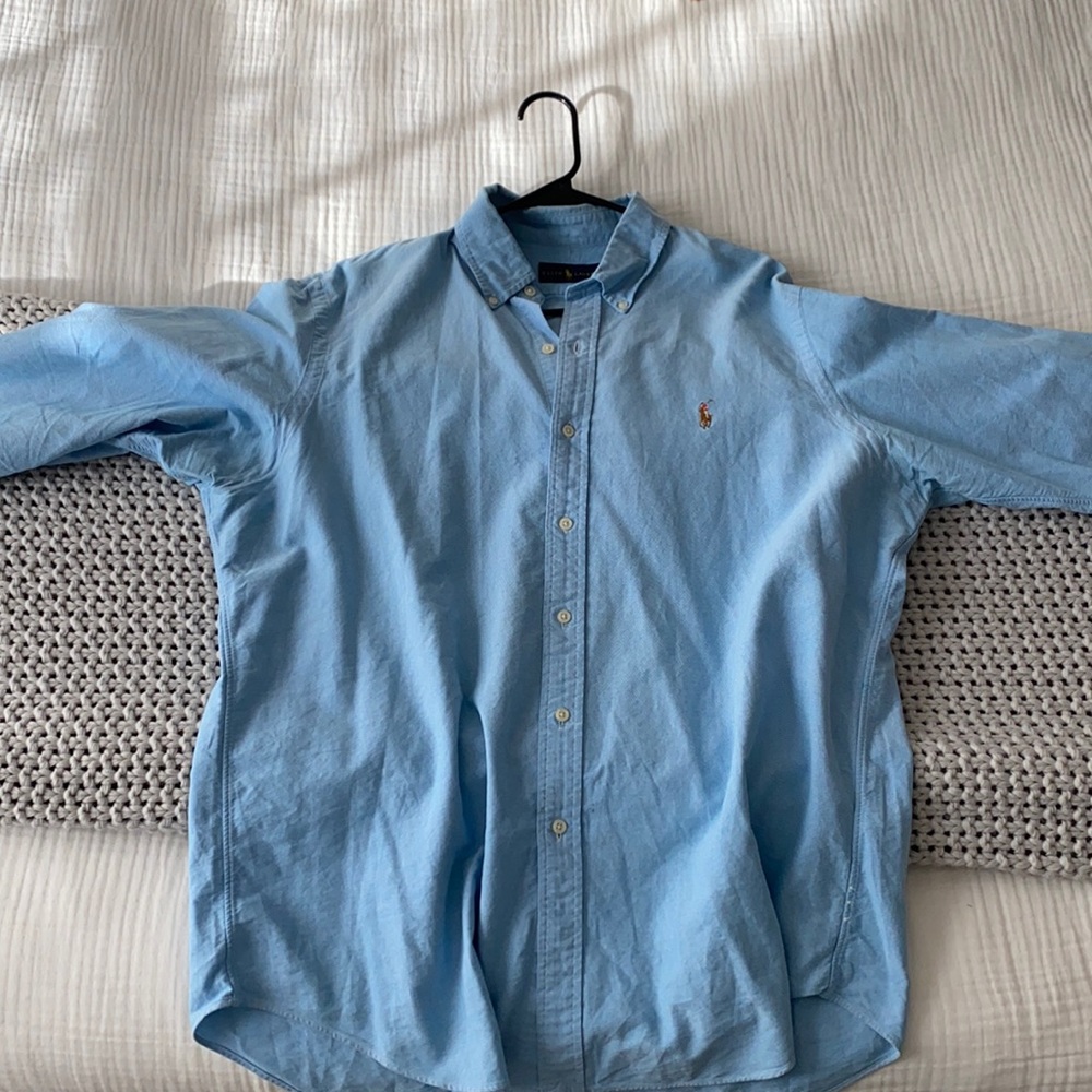 Light blue polo Ralph Lauren shirt (XL)